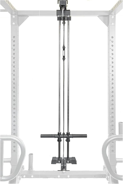 HulkFit Elite Series 3" x 3" Power Cage and Squat Rack for Light Commercial, Home Gym, and Garage Gym - 7 Optional Attachments & Accessories