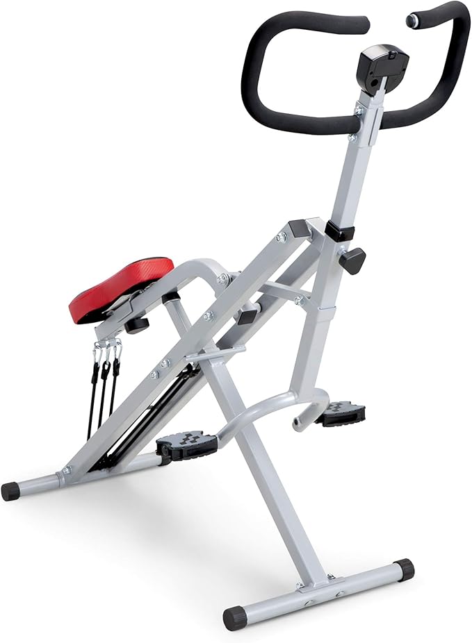 Marcy Squat Rider Machine for Glutes and Quads XJ-6334, Silver