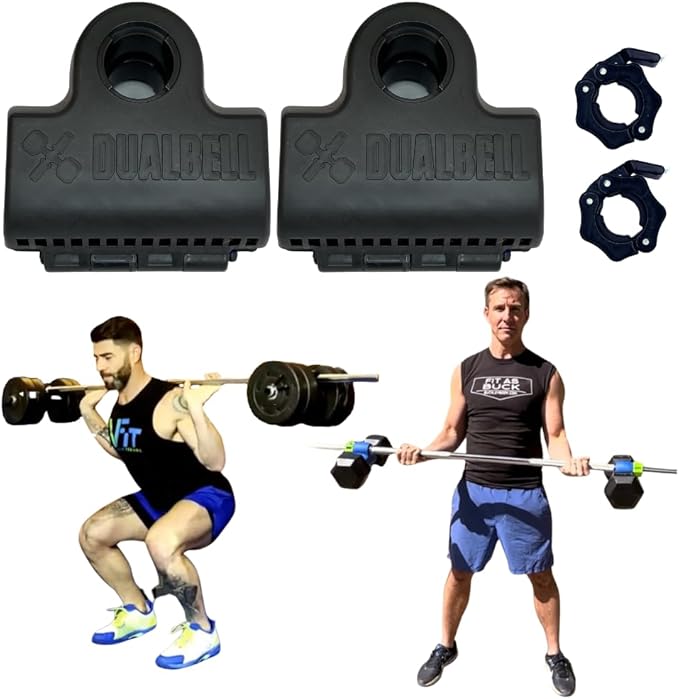 Dumbbell Barbell Converter - 1" Standard Bars, Up to 100lb Capacity - Dumbbell Converter Home Gym Equipment, Versatile Weight Lifting Set, Suitable for Men and Women