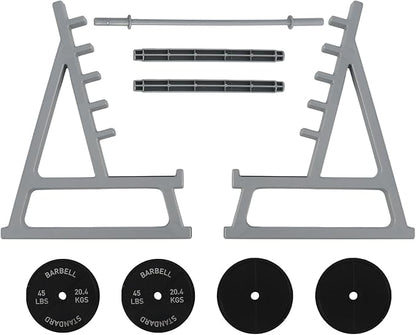 Barbell Rack Pen Holder, Squat Rack Pen Holder for Fitness Enthusiasts and Weightlifting Fans, Gym Theme Decorations Gift, Fun Desk Accessories (As Shown)