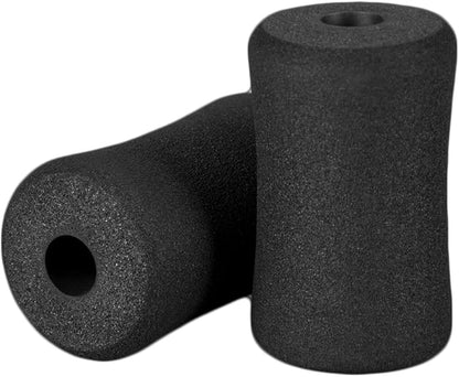 Sponge Foam Foot Pad Roller Pair, Used for Replacing Gym Exercise Equipment, Suitable for 1-inch Rod (Foam 4.53" X 2.56" Od X 0.87" Id)