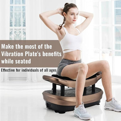 EILISON FITABS 3D Vibration Plate Exercise Machine - Oscillation, Pulsation + 3D Motion Vibration Platform | Whole Body Viberation Machine for Weight Loss, Shaping, Recovery, Toning, ABS