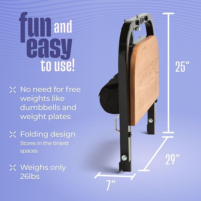 BootySprout Hip Thrust Machine for High Resistance Glute 45, 90, 90, and 135 Lbs