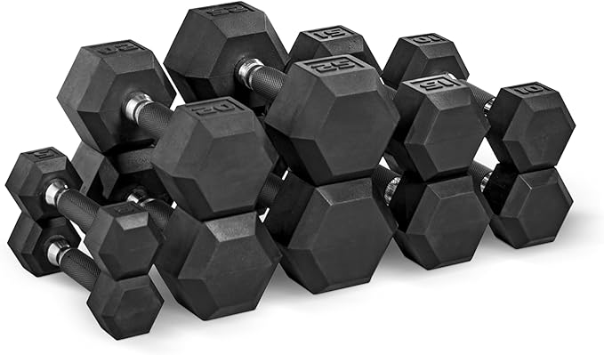 CAP Barbell Coated Dumbbell Set | 50lbs, 100lbs, 150lbs | Multiple Options