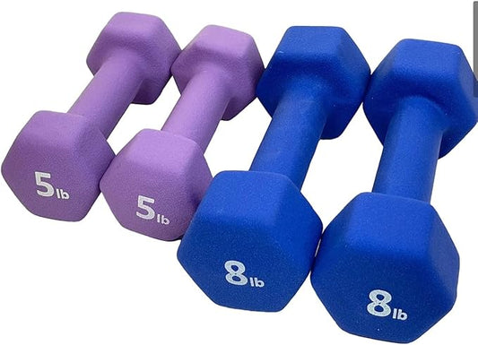 Neoprene Coated Dumbbell Hand Weight Set