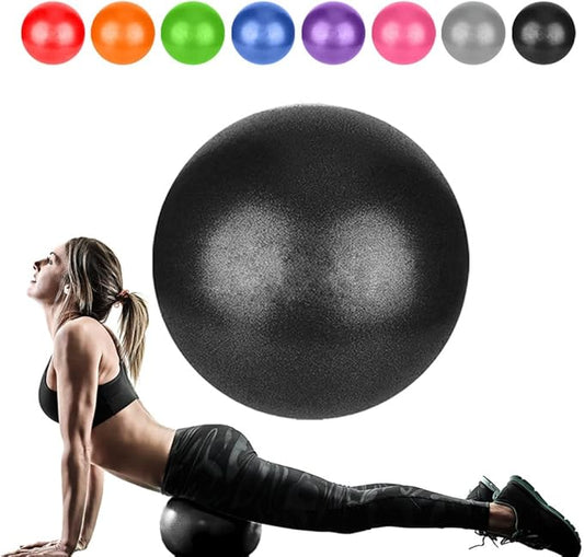 Small Pilates Ball, Therapy Ball, Mini Workout Ball, Core Ball, 9 Inch Small Exercise Ball, Mini Bender Ball, Pilates, Yoga, Workout, Bender, Core Training and Physical Therapy, Improves Balance