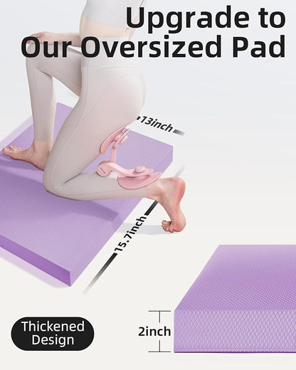 Foam Balance Pad Stability Non-Slip Balance Mat Exercise Balance Pad for Physical Therapy Knee Yoga and Training