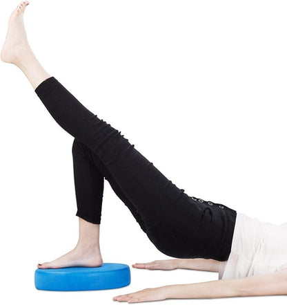 Stability Trainer Pad - Foam Balance Exercise Pad Cushion for Therapy, Yoga, Dancing Balance Training, Pilates,and Fitness (Blue)