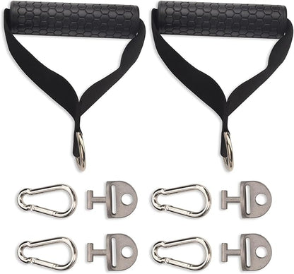 Heavy Duty Exercise Handles for Gym Cable Machine w/T Lock Adapter for Tonal Accessories, Tonal Gym Machine Accessories