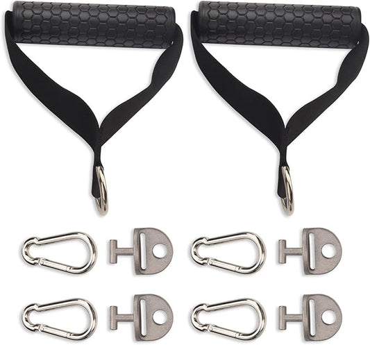 Heavy Duty Exercise Handles for Gym Cable Machine w/T Lock Adapter for Tonal Accessories, Tonal Gym Machine Accessories