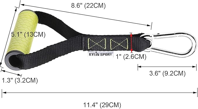 KYLIN SPORT Upgraded Cable Machine Attachments Resistance Bands