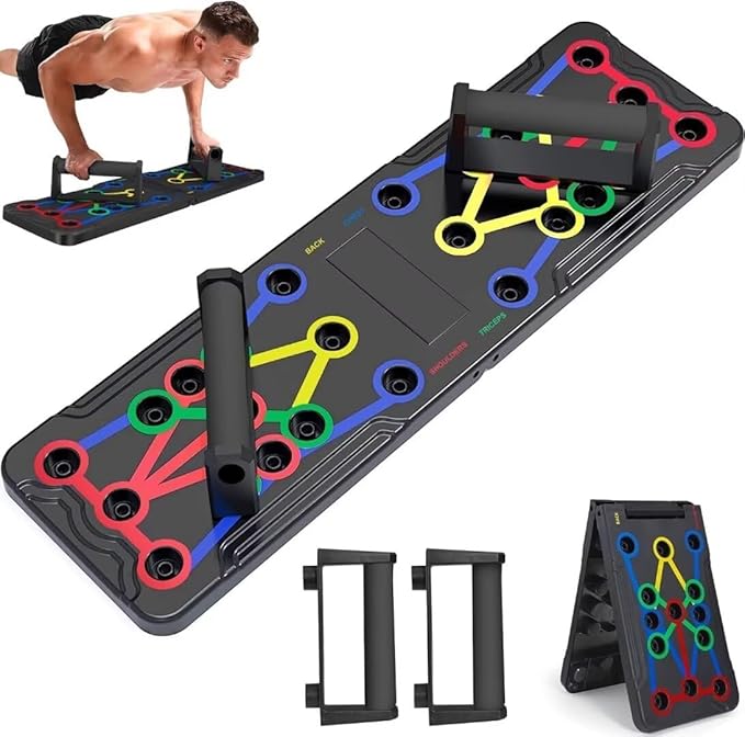 Multifunctional push-up plate bracket belly fitness artifacts body shaping men and women workout fitness training plate