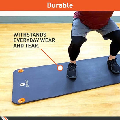 Body Sport Personal Exercise Mat – Workout Mat – Exercise Mat for Home Workouts – Fitness Mat for Exercise – Thick Foam Exercise Mat