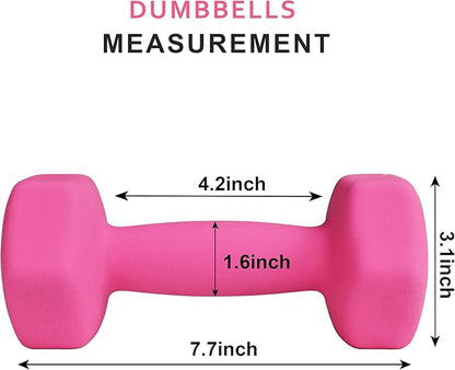 Balelinko Home Gym Equipment Workouts Strength Training Weight Loss Pilates Weights Yoga Sets Weights for Women, Men, Seniors and Youth