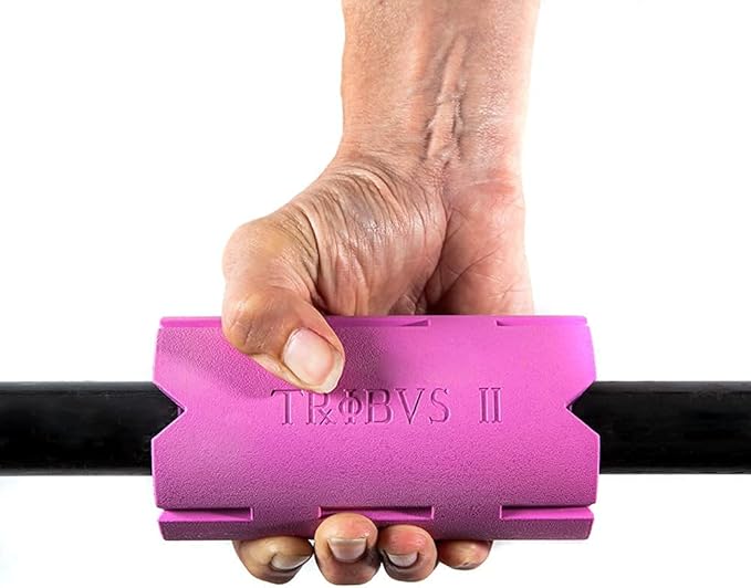 Tribus Thick Grips for Barbells Dumbbells | Thick Dumbbell Grips | Extreme Arms & Forearms Builder - Grip Strength | Superior Barbell Grip & Comfort for Weight Lifting.