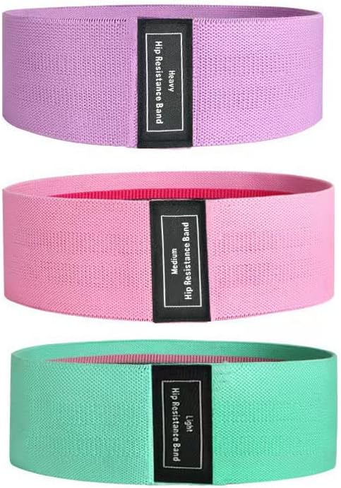 Exercise Bands Tension Belt Fitness Elastic Upgraded Non-Slip Ring Belt Hip Ring Lifting Hip Belt