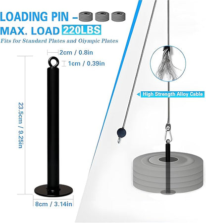 Wall Mounted LAT Pulldown Machines with LAT Pulldown