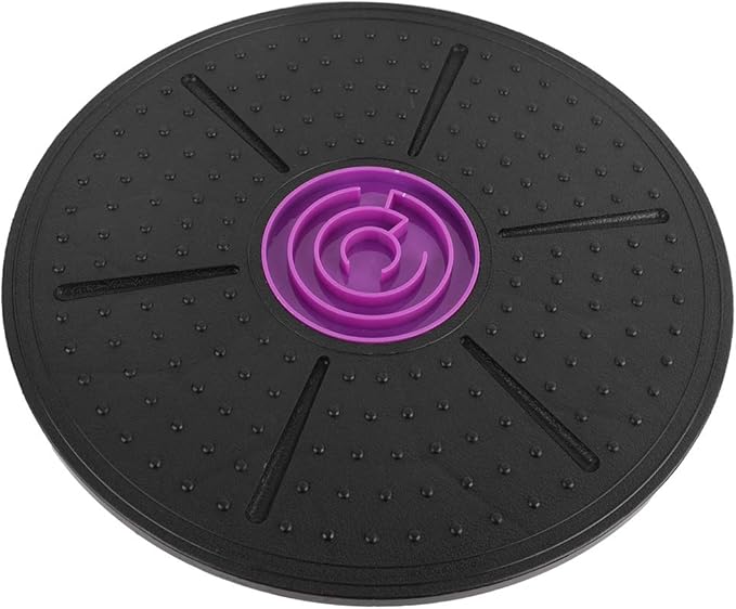 Purple Labyrinth Yoga Balance Board Balance Training Board Yoga Wobble Board Yoga Stability Board Balance Board for Core Strength