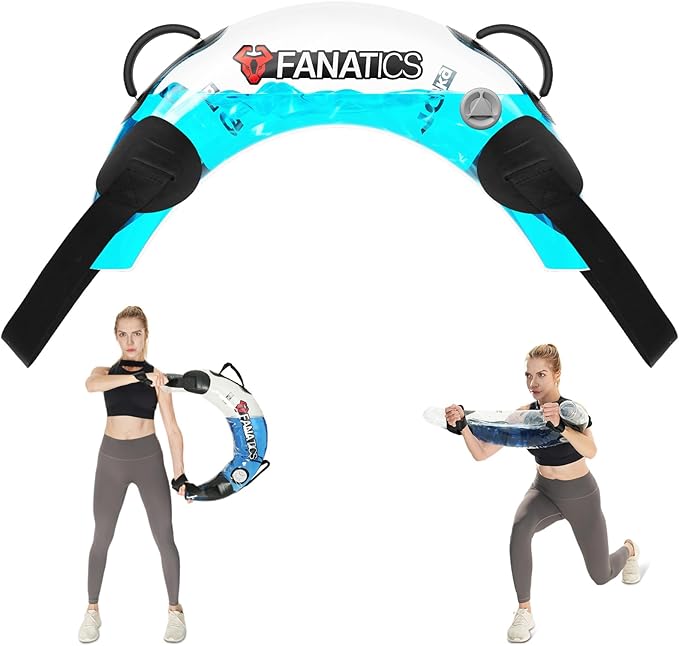 FANATICS Aqua Bags Training Power Bag Water Sandbag with Water Weight, Adjustable Water Filled Weight Balance Trainer, Sandbag Kettlebell Alternative Portable Strength Training Equipment