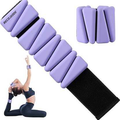 Wrist Ankle Weights Adjustable Training Intensity for Strength Training Walking Running Yoga Pilates Jogging for Women Men Set of 2