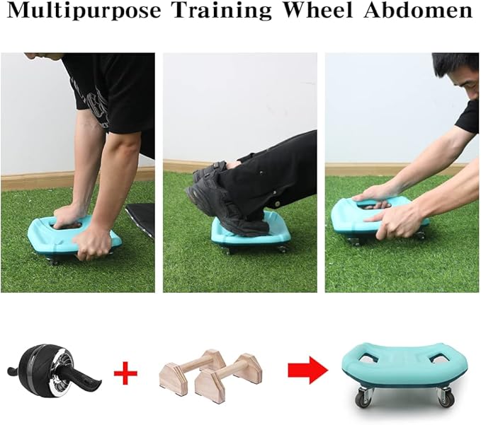 Ab Roller for Abs Workout, Ab Roller Wheel Exercise Equipment for Core Workout, Ab Wheel Roller for Home Gym, Ab Workout Equipment for Abdominal Exercise