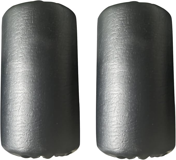 High Density Foam Roller, Replacement Foam Foot Pads for Home Gym Exercise Machines Equipments, Weight Bench Leg Extension Curl Attachment (Leather 7‘’)