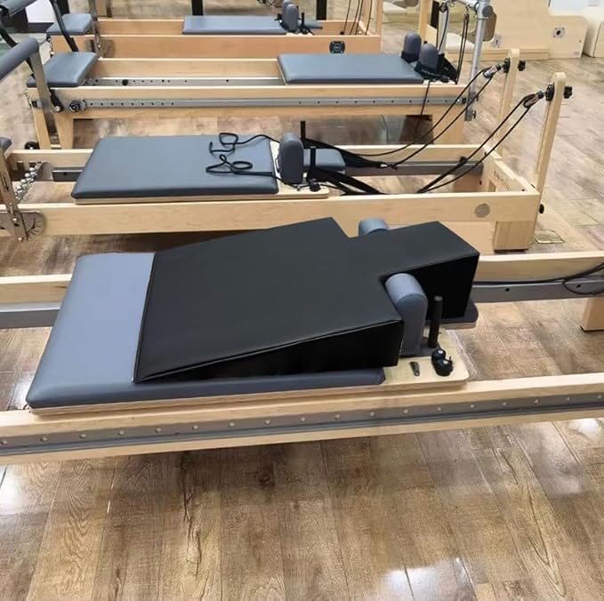 Large Upholstered Wedge for Pilates Reformer Machine, Fitness Equipment for Pilates Reformer, Pilates Reformer Accessories for Floor Exercises, Ideal for Home Pilates and Studio Use.