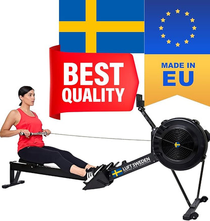 Indoor Rowing Machine for Home Use – Foldable, Compact, and Magnetic Rower with Screen for Cardio and Fitness Workouts