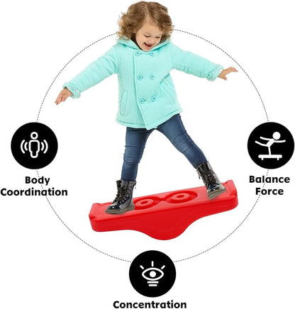 Balance Board Sensory Training Rocking Board Balance Training Equipment Indoor Outdoor Toy