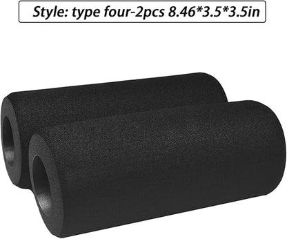 Foot Foam Pads Rollers Replacement Set for Home, Weight Bench Foam for Inversion Table Leg Tube,Sit Ups,Leg Curl Attachment/Extension