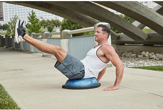 BOSU Sport Balance Trainer, Travel Size Allows for Easy Transportation and Storage, 50cm,