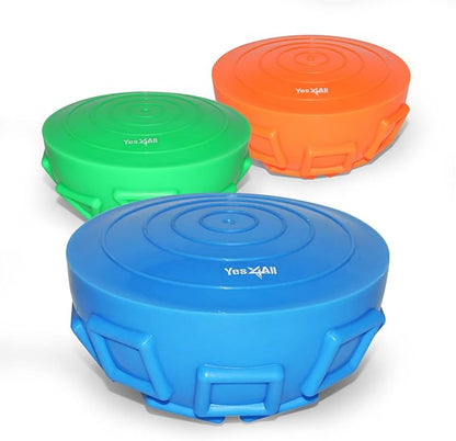 Yes4All Hedgehog Balance Pods for Exercise, Core Body Balancing, Balance Pods for Kids & Adults with Hand Pump - Set of 6