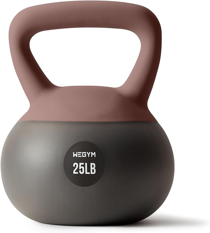 Soft Kettlebells with Cushioned Impact-Resistant Base and Anti-Slip, Wide-Grip Handle for Home Workouts, Weightlifting, and Personal Training