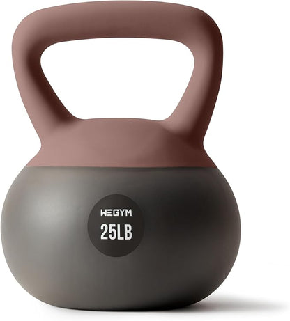 Soft Kettlebells with Cushioned Impact-Resistant Base and Anti-Slip, Wide-Grip Handle for Home Workouts, Weightlifting, and Personal Training