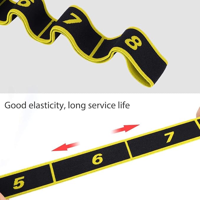 Stretch Band, 8 Loops Elastic Resistance Exercise Band for Ballet Dance Gymnastics Training