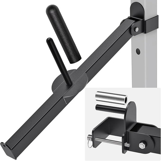 Kipika Belt Squat Lever Arm Attachment for 2" x 2" and 3" x 3" Square Tube Power Cages - Landmine Attachment for Strength Training - Compatible with 1" and 2" Weight Plates