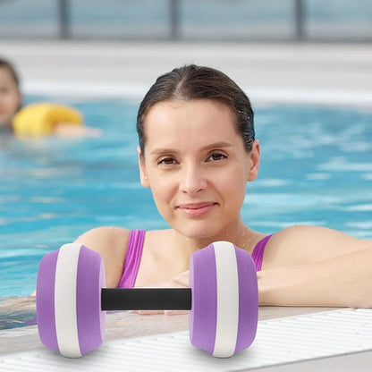 LIOOBO Aquatic Exercise Dumbells: Water Dumbbells Set, Water Exercise Foam Dumbbells, Water Fitness Dumbell for Pool Use