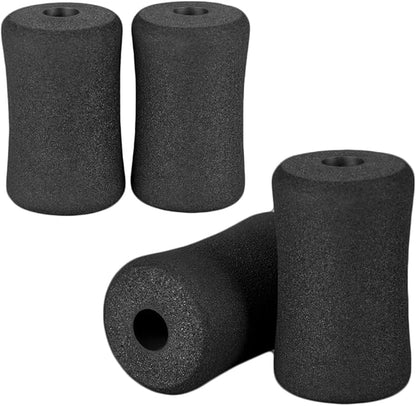 Foam Foot Pads Rollers Set of a Pair for Home Gym Exercise Machines Equipments Replacements with 1 Inch(2.5cm) Rod