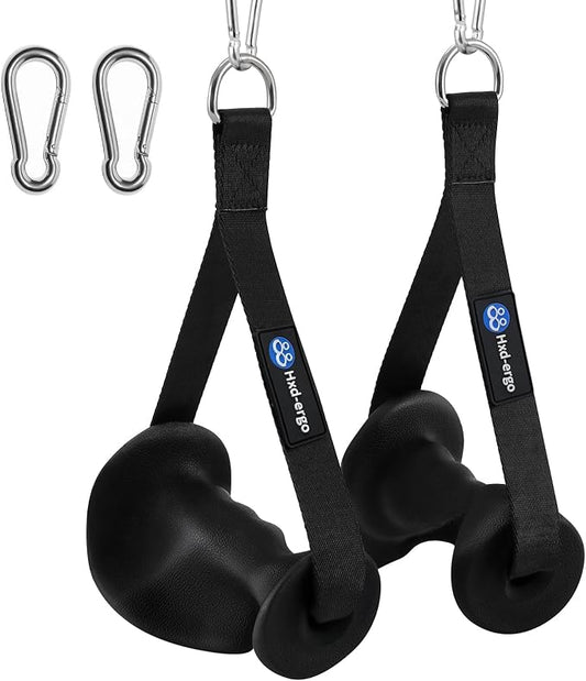 Ergonomic Exercise Handles for Cable Machine Attachments, Pilates, Strength Training Workout，Resistance Bands Heavy Duty Working Out Handles Accessories