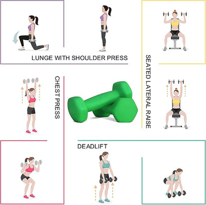 Balelinko Home Gym Equipment Workouts Strength Training Weight Loss Pilates Weights Yoga Sets Weights for Women, Men, Seniors and Youth