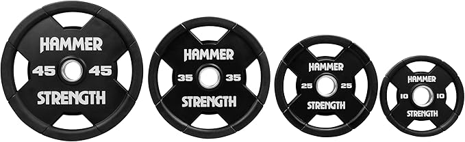 Hammer Strength 25Lb Round Urethane Olympic Plate