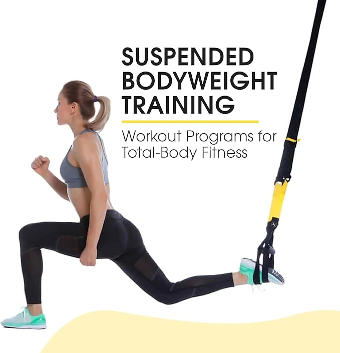 ETHEREAL Adjustable Suspension Trainer Kit, Resistance Training Exercise Straps for Full Body Workouts, Includes Door Ancho and Handles, Bodyweight for Sports Edition