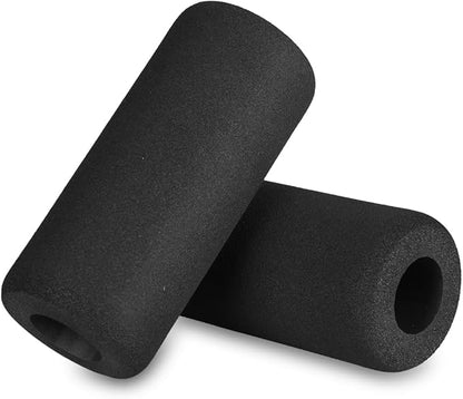 Sponge Foam Foot Pad Roller Pair, Used for Replacing Gym Exercise Equipment, Suitable for 2-inch Rod (Foam 7-7/8" X 3-4/8" Od X 1-7/8" Id)