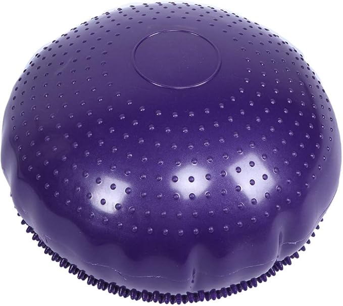 Soft Yoga Balance Board,Disc Gym Stability Ball,Yoga Ball Chair,Air Cushion Massage Pad,Balance Trainer Fitness Strength Exercise Workout,Without Inflator Pump