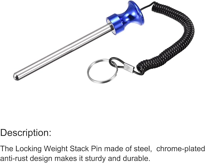 uxcell Weight Stack Pins with Pull Rope Magnetic Strength Training