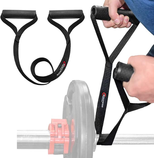 Gym Portable T Bar Row Straps Handle for Olympic Bars Barbell Grips Landmine Attachments Home Gym Equipment for Build Arm Shoulder Back Muscles, Strength Training Equipment Accessories