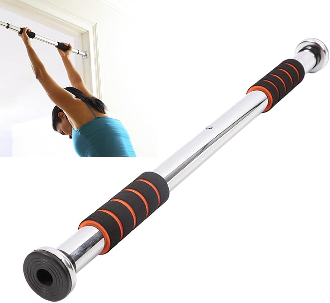 Pull Up , Body Fitness Workout Chin Up Upper Body Workout with Comfort Grips Punch Adult Fitness Exercise 62?100cm