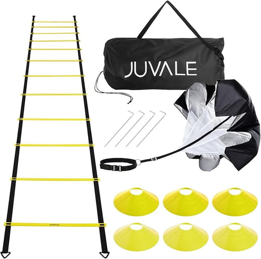 Juvale Agility Ladder Workout Equipment with 6 Speed (20 Ft)