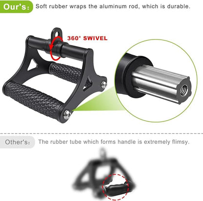 Tricep Pull Down Attachment, Cable Machine Accessories for Home Gym, Cable Machine Attachments Pulley System Gym, LAT Pull Down Attachment Weight Fitness