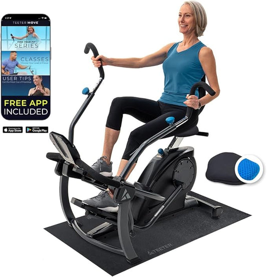 FreeStep LT3 Recumbent Cross Trainer Stepper-Zero-Impact Exercise w/Patented Physical Therapy Stride Technology, Whisper-Quiet, Free App w/Trainer-Led Workouts